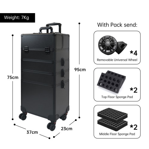 Beauty Case trolley Noir