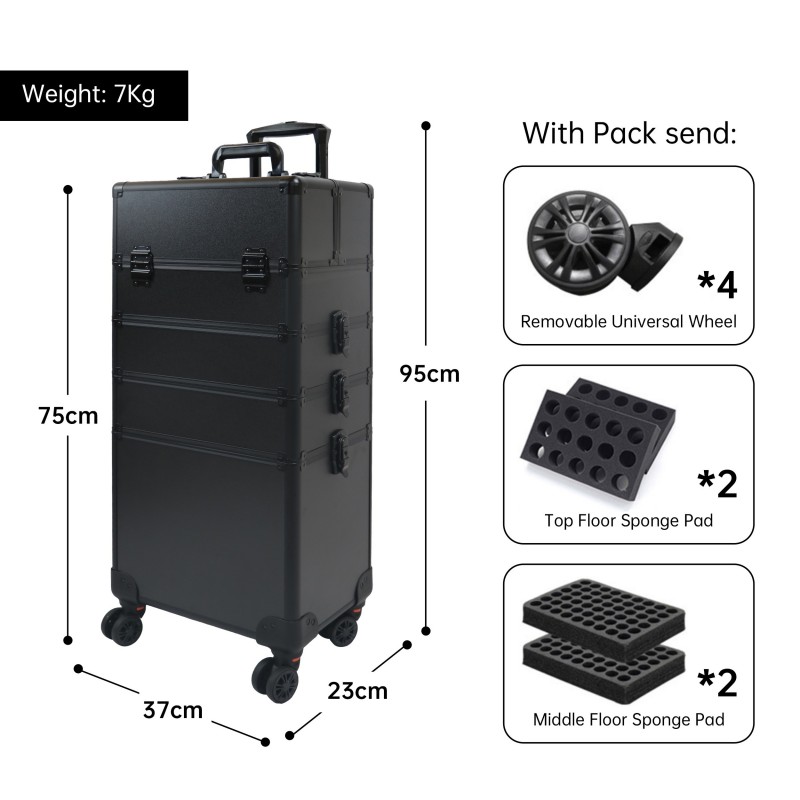 Beauty Case trolley Noir
