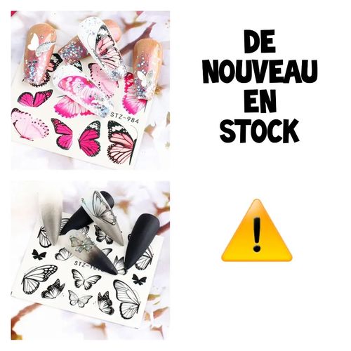 Stickers papillon de nouveau en stock 🦋

Prix Publique: 1.60chf
Prix Professionnel: 1.30chf

#swissnails #stickersnails #nailtattoo